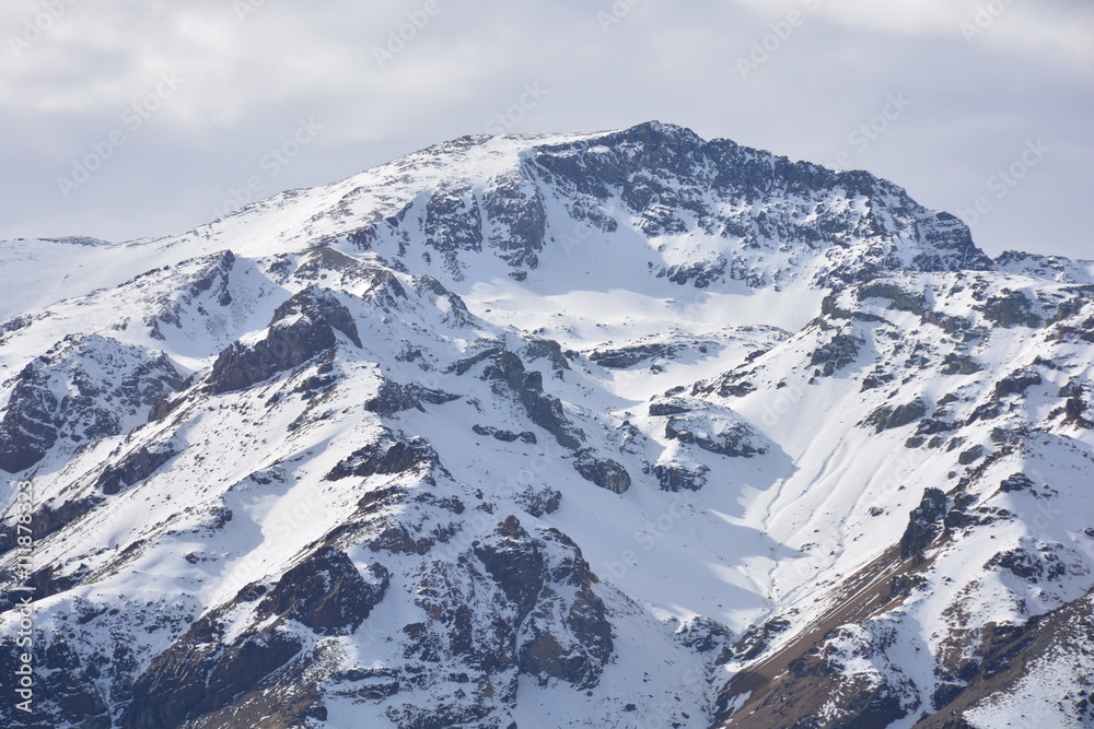 Obraz premium Valle Nevado Ski Resort in Santiago Chile