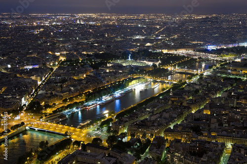 Night view from Paris