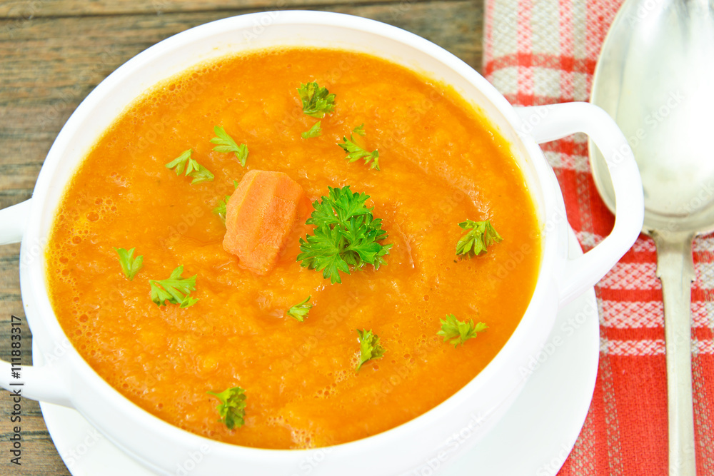 Carrot Cream Soup Diet Food