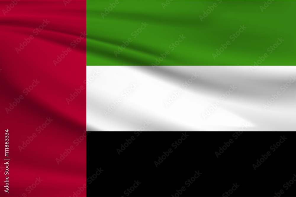 National flag of United Arab Emirates