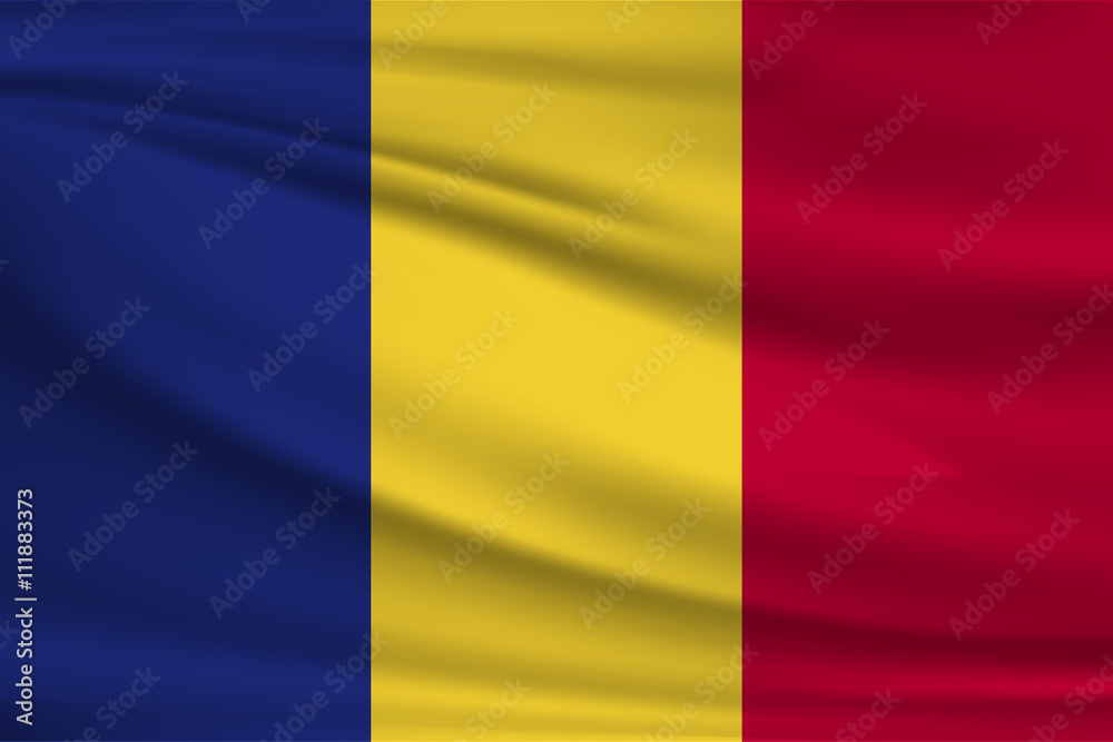 Obraz premium National flag of Romania