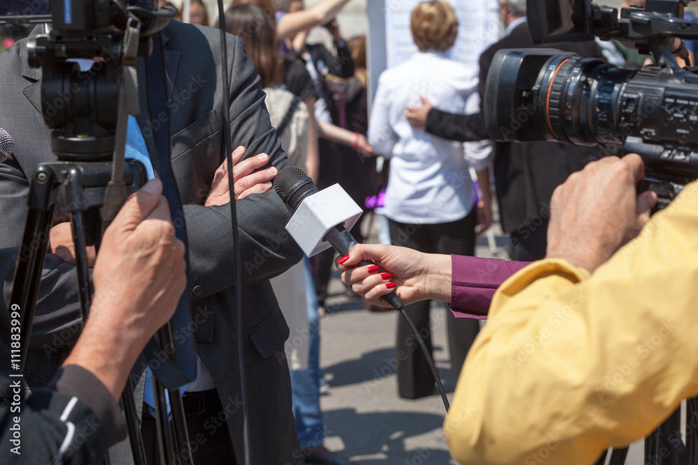 TV interview TV interview
