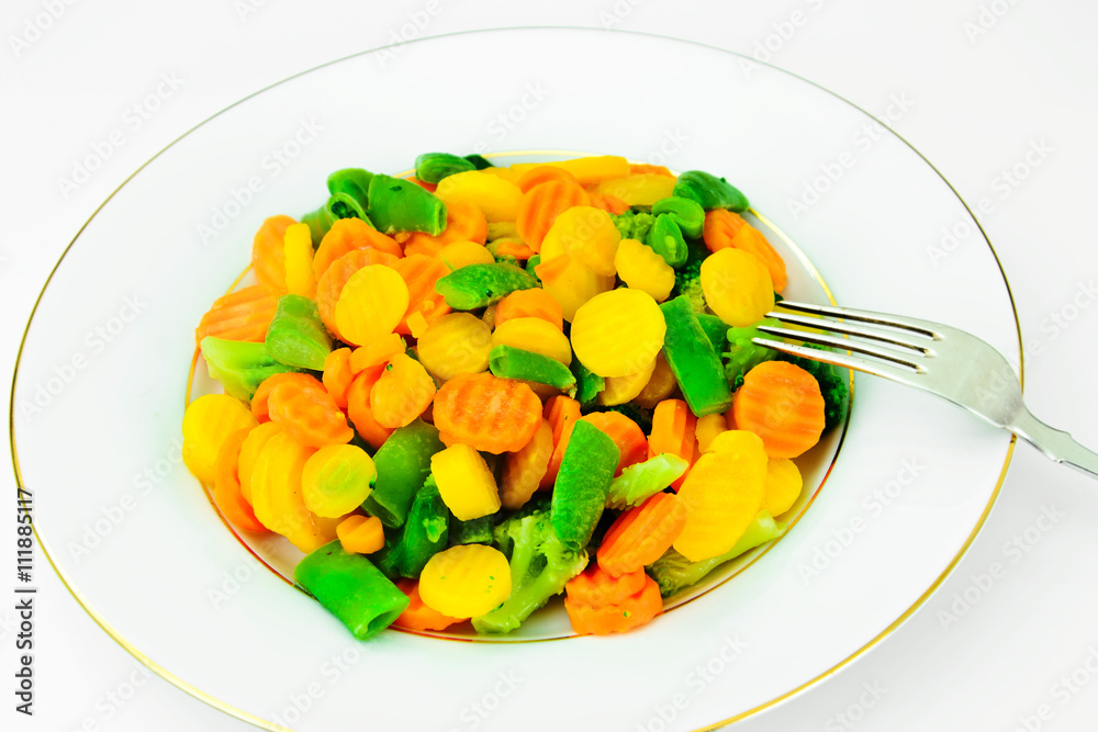 Steamed Vegetables Potatoes, Carrots, Cauliflower, Broccoli