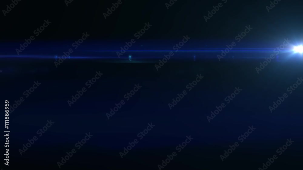 Anamorphic lens flare Anamorphic lens flare