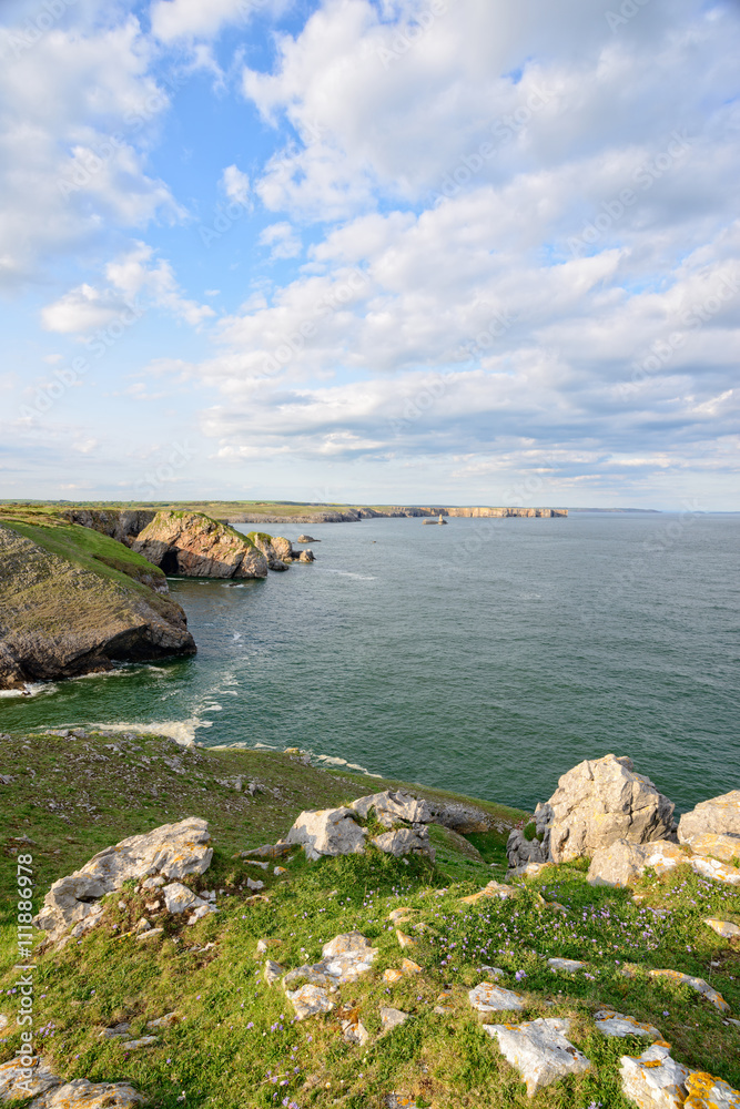 Pembrokeshire Cliffs in Wales