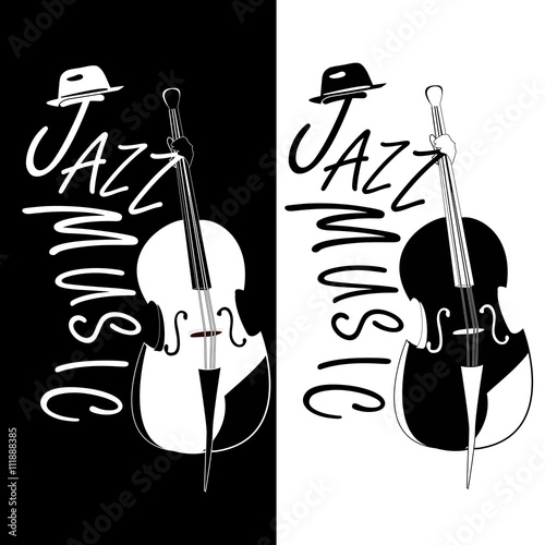 Abstract illustration of Jazz music topic.