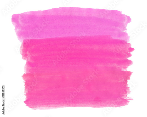 A fragment of the background in pink tones painted with watercolors