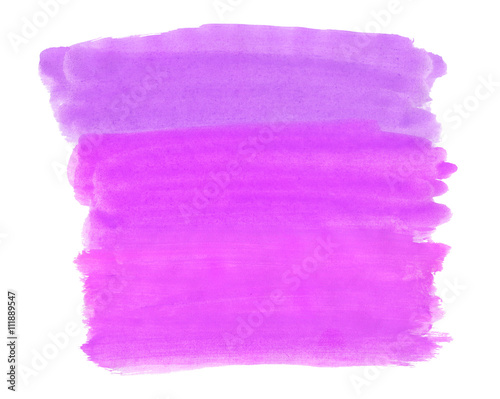 A fragment of the background in magenta tones painted with watercolors