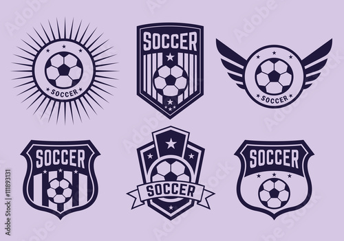 different logos and icons football teams
