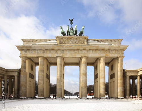 Brandenburg Gate in Berlin. Germany