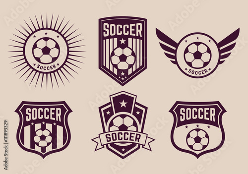 different logos and icons football teams