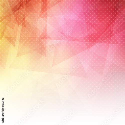 Abstract background with low poly design