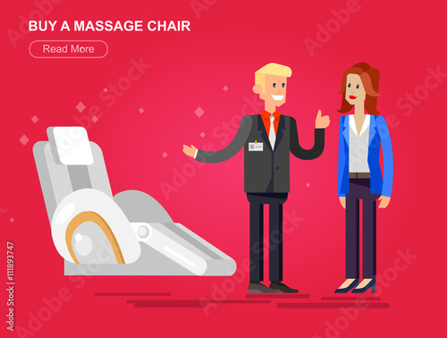 Massage chair Vector detailed