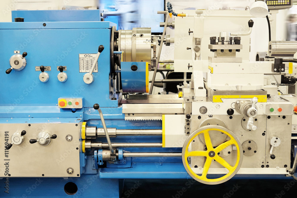 The image of lathe
