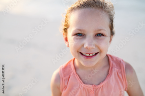 Little girl outdoors