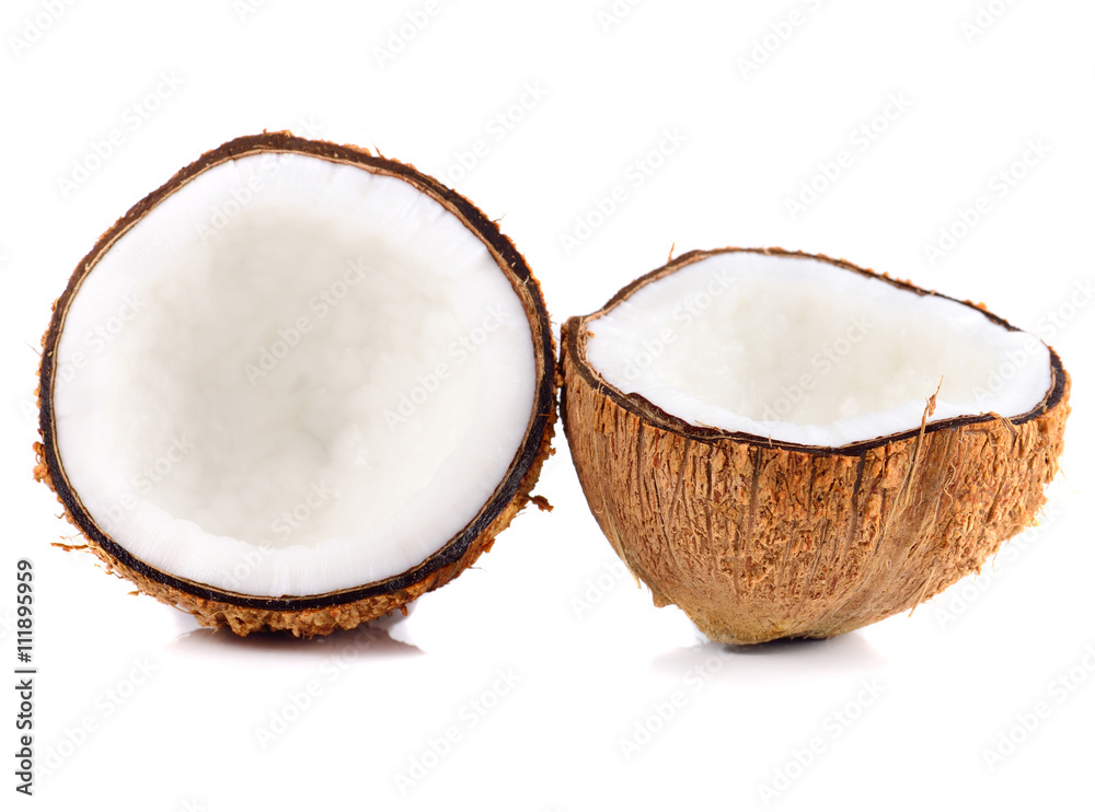 Coconut isolated on white background Coconut isolated on white background