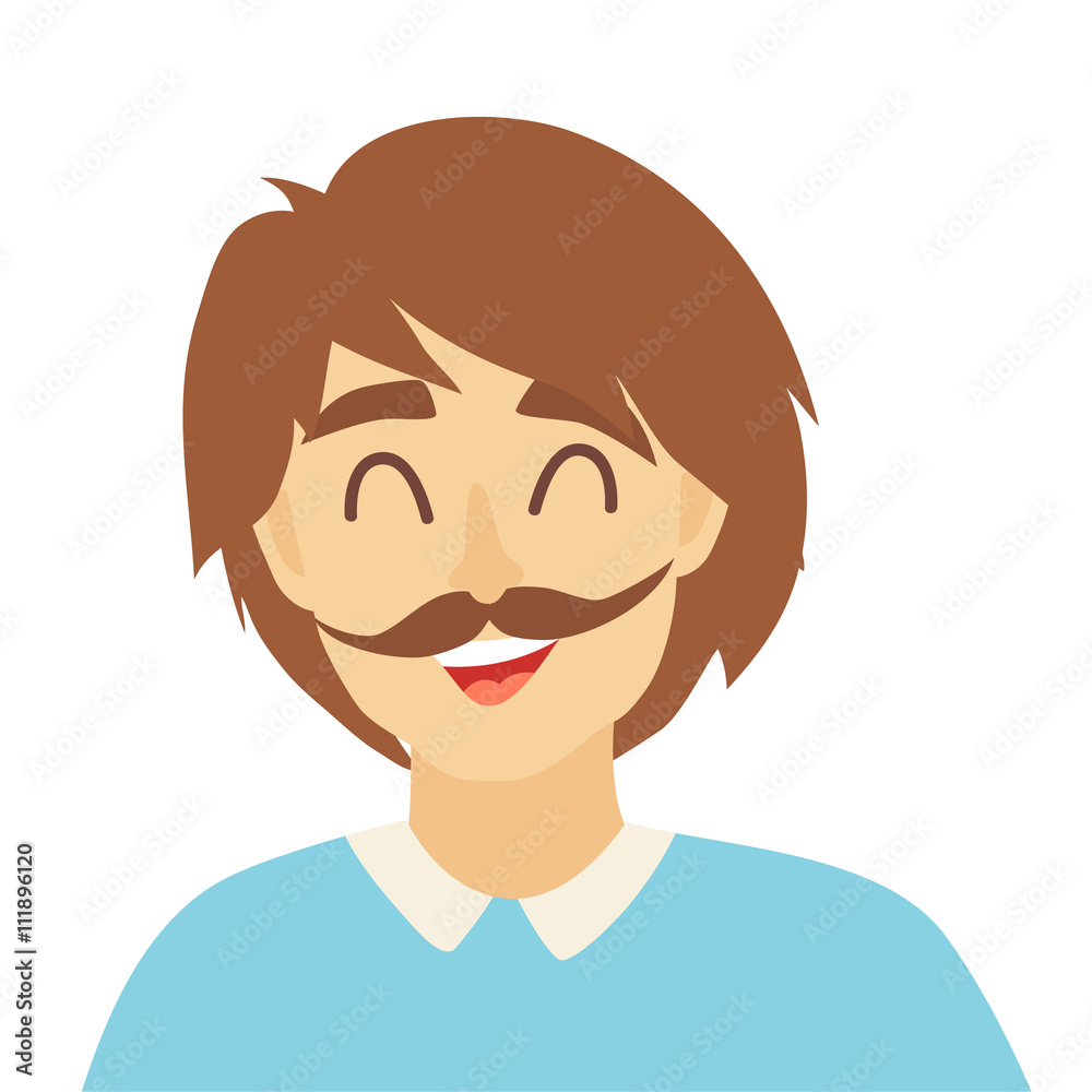 Flat cartoon asian man vector icon. Asian man icon illustration. Face of Japanese man icon. Young people head flat icon. Isolated avatar on white background Flat cartoon asian man vector icon. Asian man icon illustration. Face of Japanese man icon. Young people head flat icon. Isolated avatar on white background