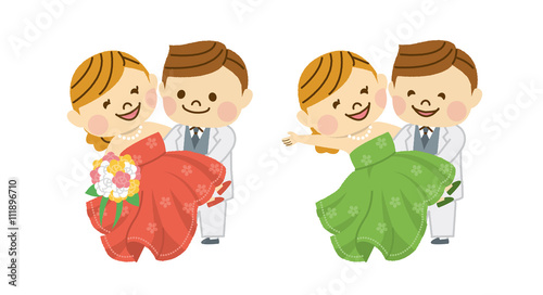 結婚式をあげる男女 その4