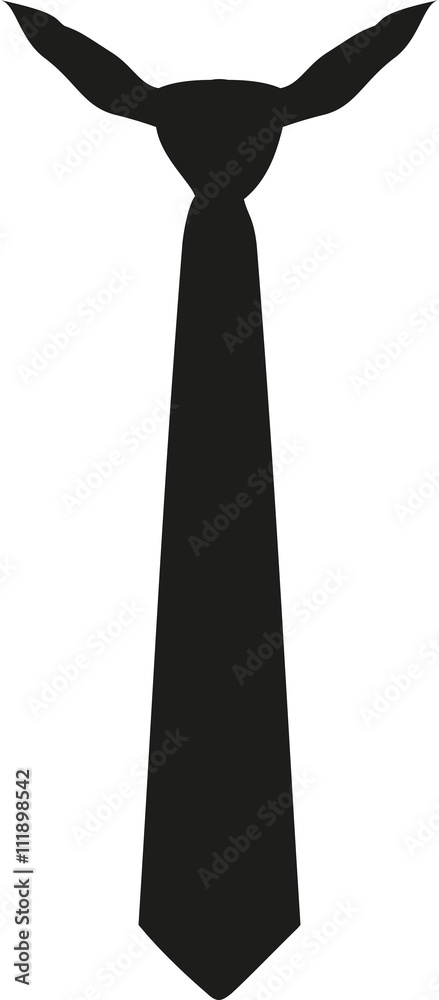 Plain narrow tie Plain narrow tie