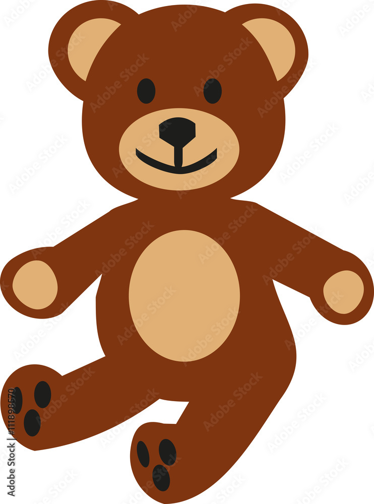 Fototapeta premium Childrens teddy bear