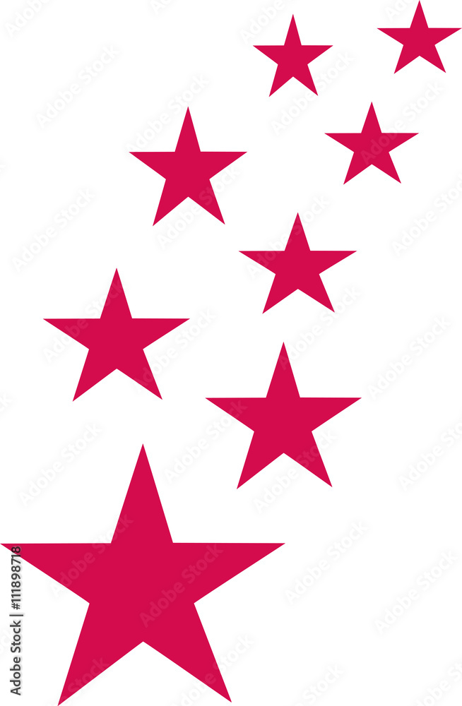 Red star set background Red star set background