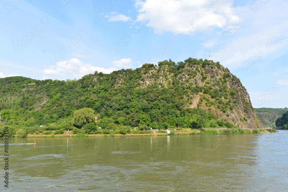 Loreley im UNESCO-Welterbe Oberes Mittelrheintal bei Sankt Goarshausen Loreley im UNESCO-Welterbe Oberes Mittelrheintal bei Sankt Goarshausen