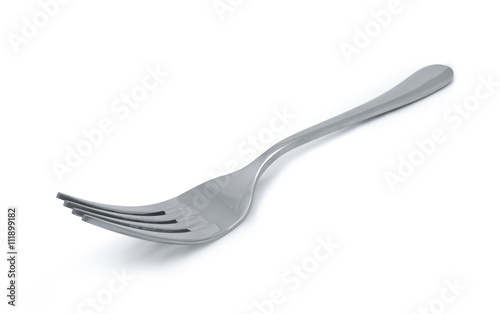 fork Stainless steel isolated