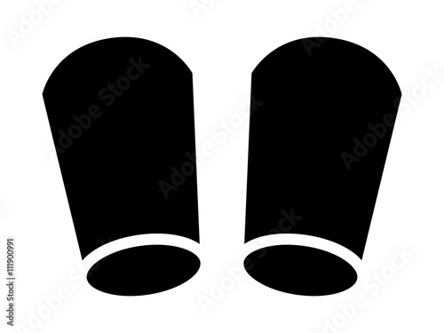 Vambraces or bracers arm guard / flat icon for games and websites