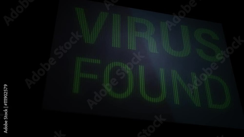'Virus Found' Alert Flashing on screen