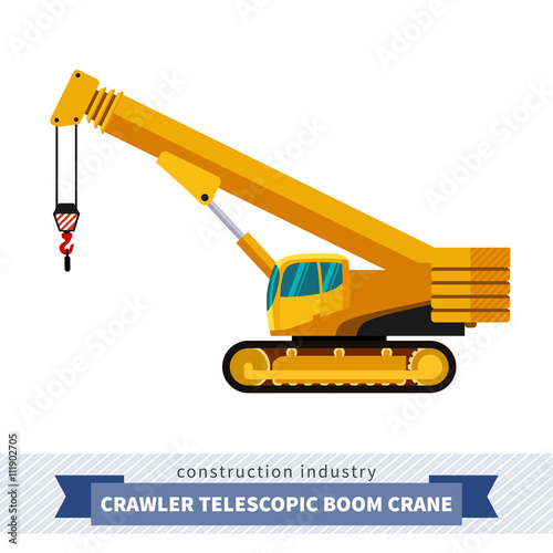 Crawler telescopic boom