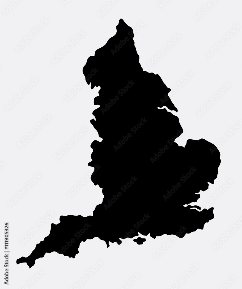 England map island silhouette. Good use for symbol, logo, web icon