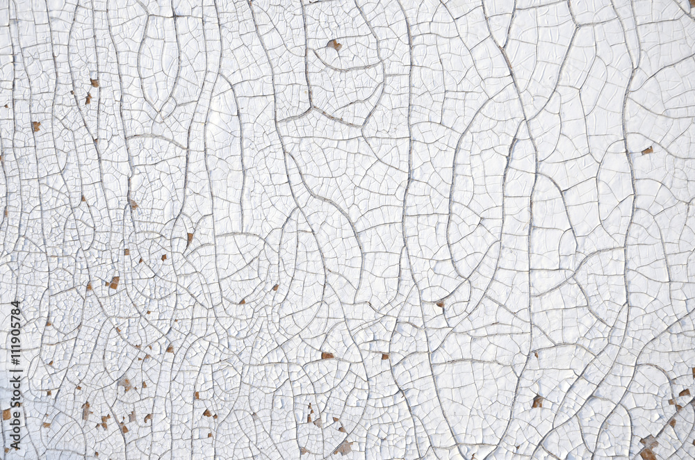 Background of cracked white paint Background of cracked white paint