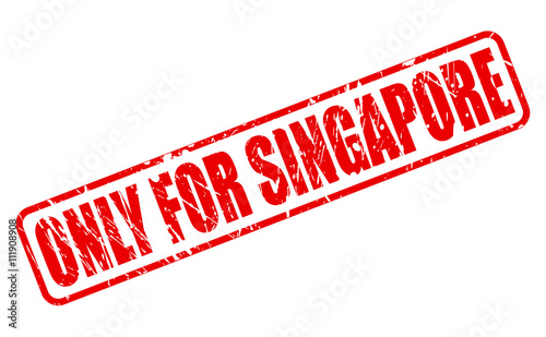 ONLY FOR SINGAPORE red stamp text