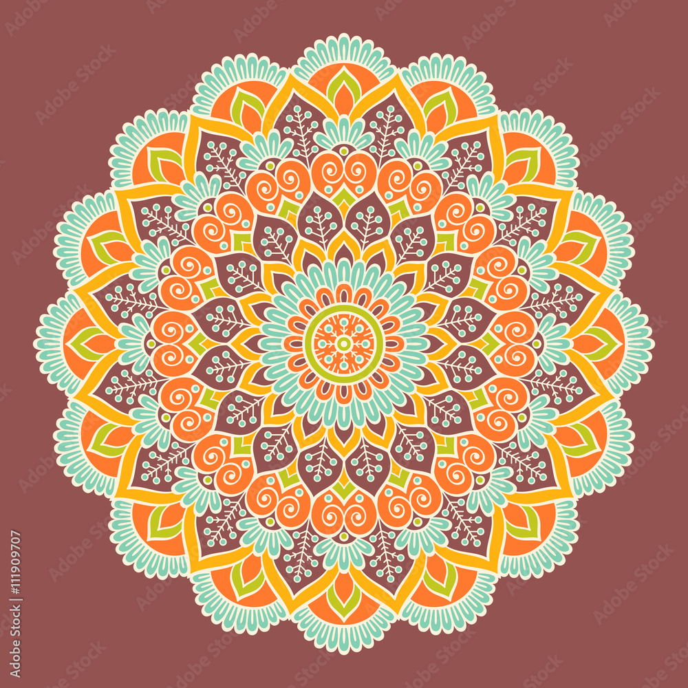 Vector indian Mandala Vector indian Mandala