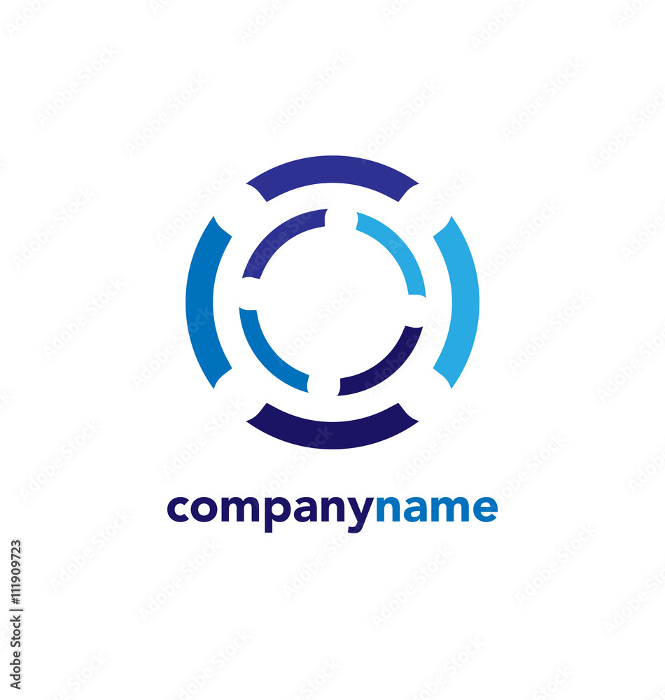 Obraz premium Abstract Vector Logo Design Template. Creative Concept Icon