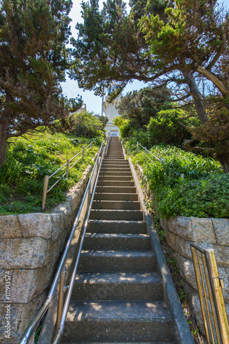 愛媛県伊方町 佐田岬灯台への階段