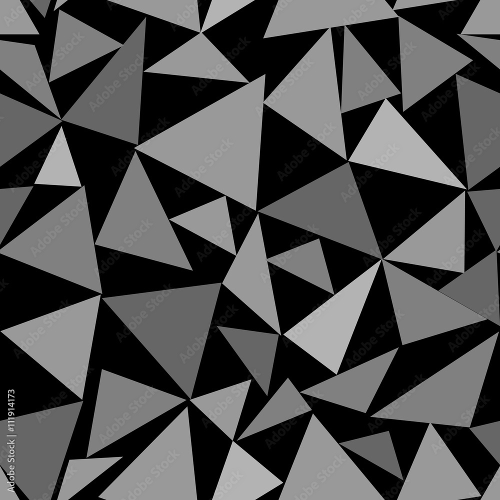 Triangle chaotic seamless pattern