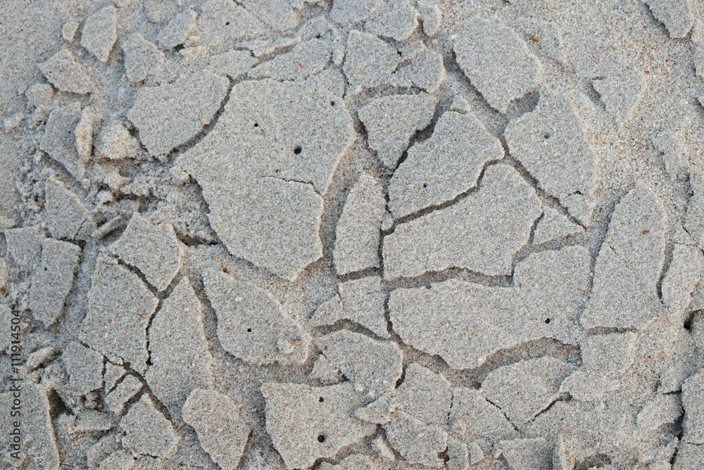 Obraz premium Cracked sand texture
