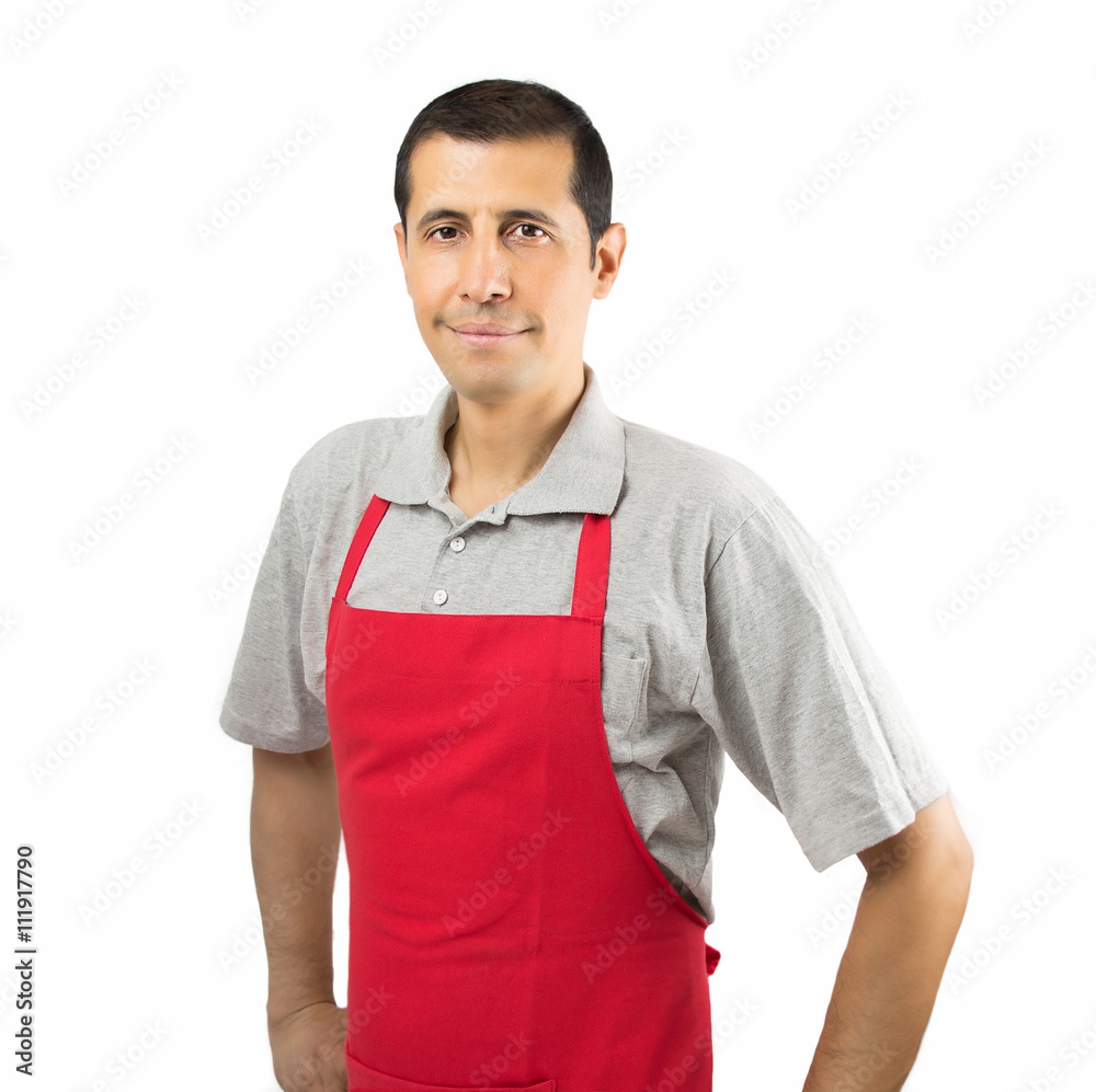 smiling shopman smiling shopman