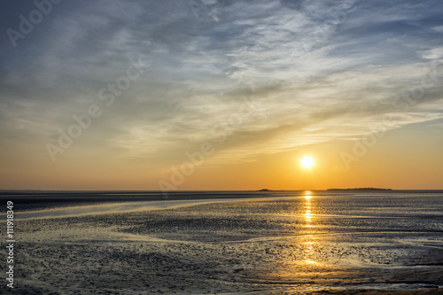 West Kirby Marina - Wirral Merseyside UK sunset