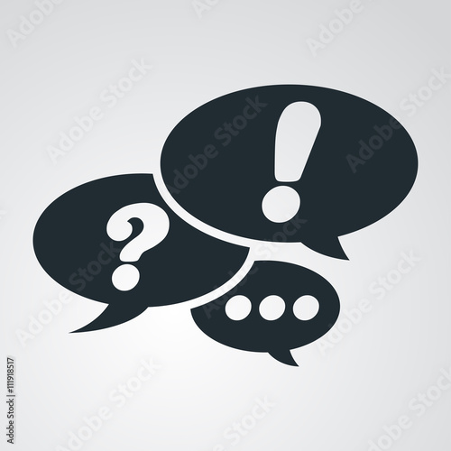 Icono plano red social en fondo degradado