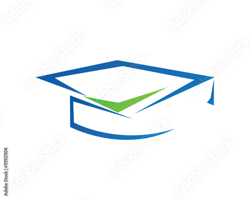 Modern Education Logo - Graduation Accomplishment Symbol