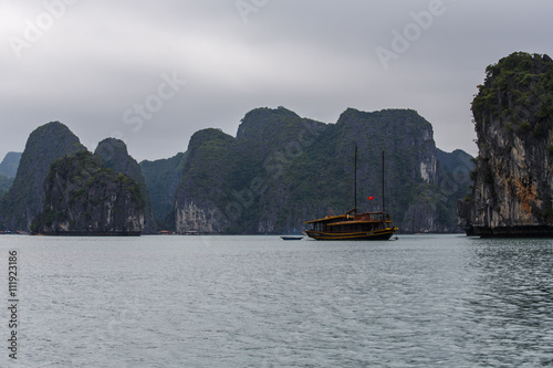 Beautiful scenery Vietnam mountains water landscape rocks