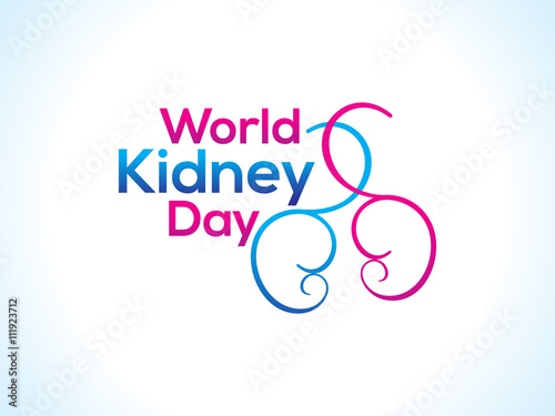 world kidney day background