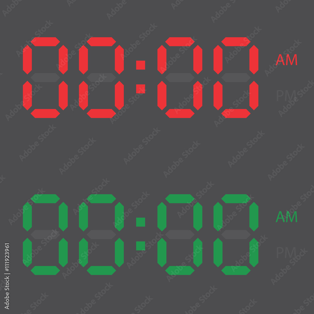 Simple digital clock display Simple digital clock display