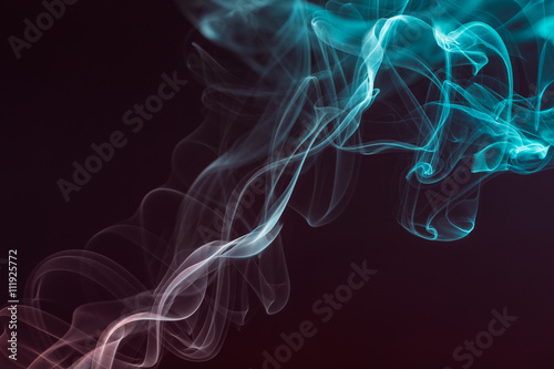 Abstract smoke closeup