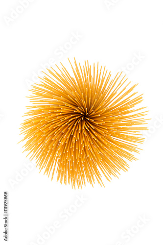 Flower of whole wheat spaghetti