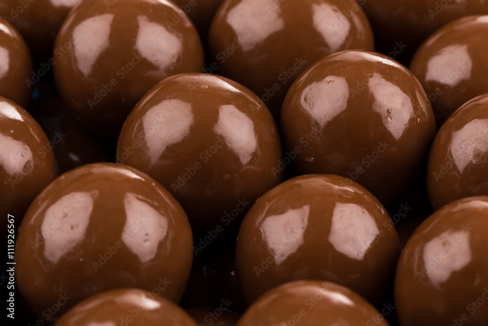 Multiple chocolate ball candies Multiple chocolate ball candies