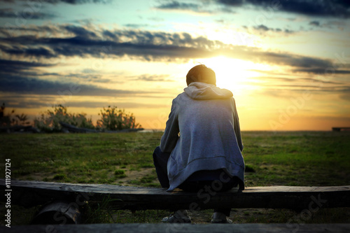 Photography Person at the Sunset