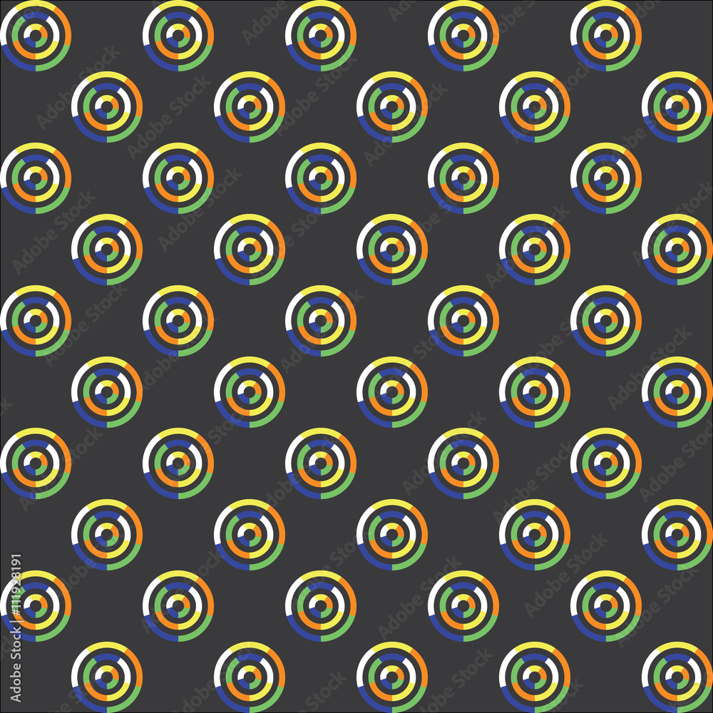 Seamless pattern of circles. Seamless pattern of circles.